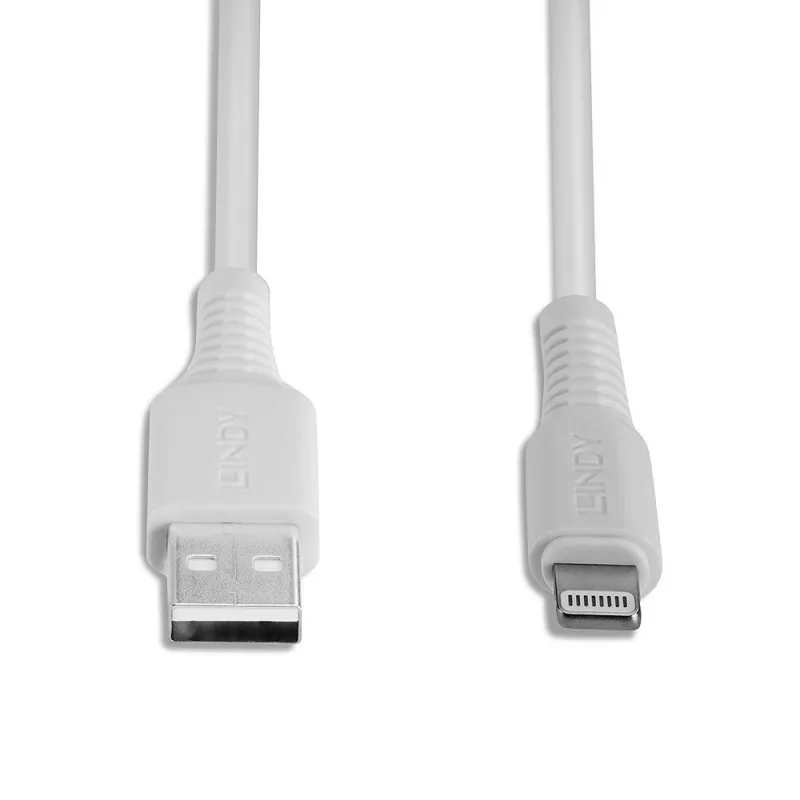 Lindy 3 m USB–Lightning laidas, baltas