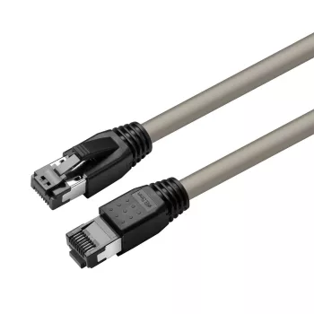 Microconnect MC-SFTP8005 tinklo kabelis, pilka, 0,5 m, Cat8.1, S/FTP (S-STP)