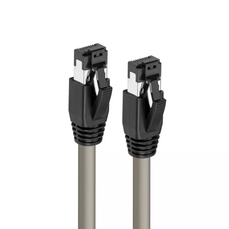 Microconnect MC-SFTP8005 tinklo kabelis, pilka, 0,5 m, Cat8.1, S/FTP (S-STP)