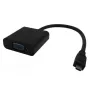 MicroConnect Micro HDMI į VGA adapterio laidas 0,25 m (HDMI Type D / VGA D-Sub) juodas