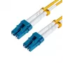 Šviesolaidinis jungiamasis kabelis MicroConnect FIB441006 OS2 6 m LC–LC geltonas