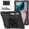 Dėklas planšetei eSTUFF, skirtas Lenovo Tab P11 Pro, polikarbonatas, 29,2 cm (11,5 colio) ekranui, 2 stovo padėtys, juoda