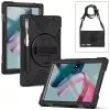 Dėklas planšetei eSTUFF, skirtas Lenovo Tab P11 Pro, polikarbonatas, 29,2 cm (11,5 colio) ekranui, 2 stovo padėtys, juoda