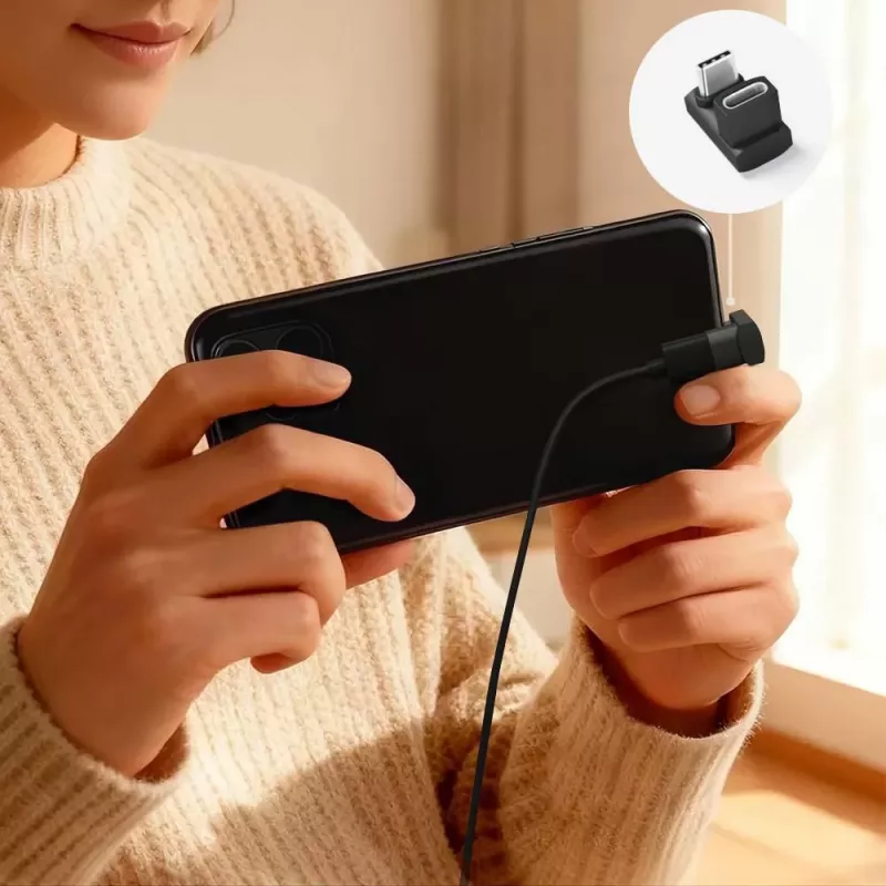 USB-C laidas MicroConnect Premium USB4 3x2 USB-C, didelės spartos duomenų ir maitinimo jungtis