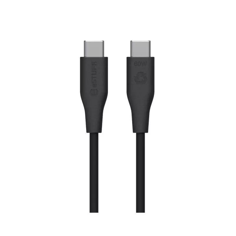eSTUFF ES604280-BULK USB laidas USB 2.0 2 m USB C juodas