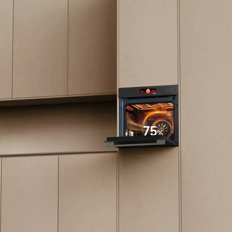 Įmontuojama orkaitė Dreame OZ60 Pro Combi – 81 L, 60 cm, juoda, energijos klasė A++