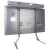 Techly ICA-PLB 102S juodas laikiklis garso kolonėlei ant televizoriaus, iki 10 kg