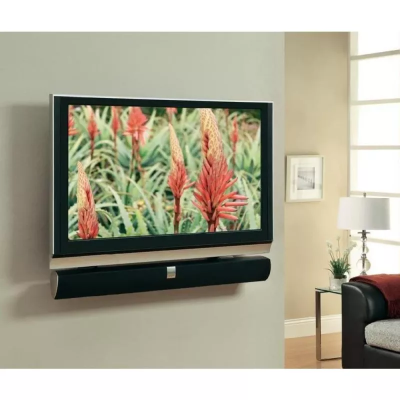 Techly ICA-PLB 102S juodas laikiklis garso kolonėlei ant televizoriaus, iki 10 kg