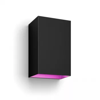 Philips Hue White and Colour Ambience Resonate LED lauko sieninis šviestuvas juodas