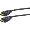 HDMI kabelis SCHWAIGER HDM100 013 — 10 m, HDMI A tipo kištukas–kištukas, paauksuoti kontaktai, juodas