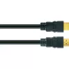 HDMI kabelis SCHWAIGER HDM100 013 — 10 m, HDMI A tipo kištukas–kištukas, paauksuoti kontaktai, juodas