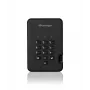 iStorage diskAshur² HDD 5TB Juoda – Saugus nešiojamas kietasis diskas su AES-XTS 256 bitų aparatūriniu šifravimu, PIN apsauga, nepriklausomas nuo OS ir platformos, atsparus brutaliai jėgai, dulkėms ir vandeniui