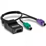 PS/2 kabelis Trendnet TK-CAT5P 0,4m 2x 6-p Mini-DIN juodas