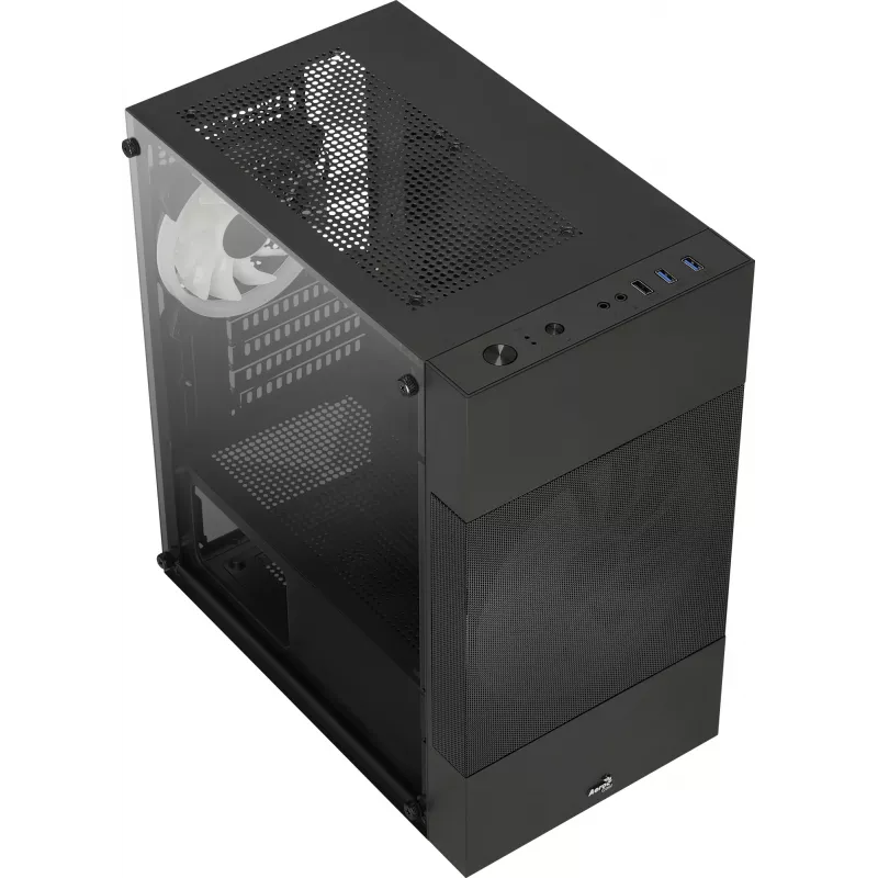 Korpusas Aerocool Atomic Lite Mini Tower Juodas