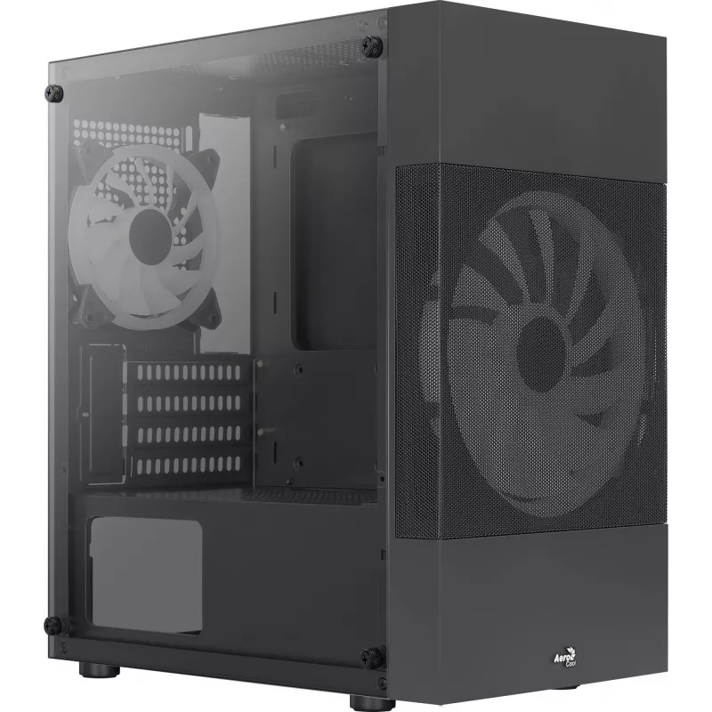 Korpusas Aerocool Atomic Lite Mini Tower Juodas