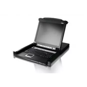 ATEN CL5708N 8 prievadų 19 colių LCD KVM stovo konsolė