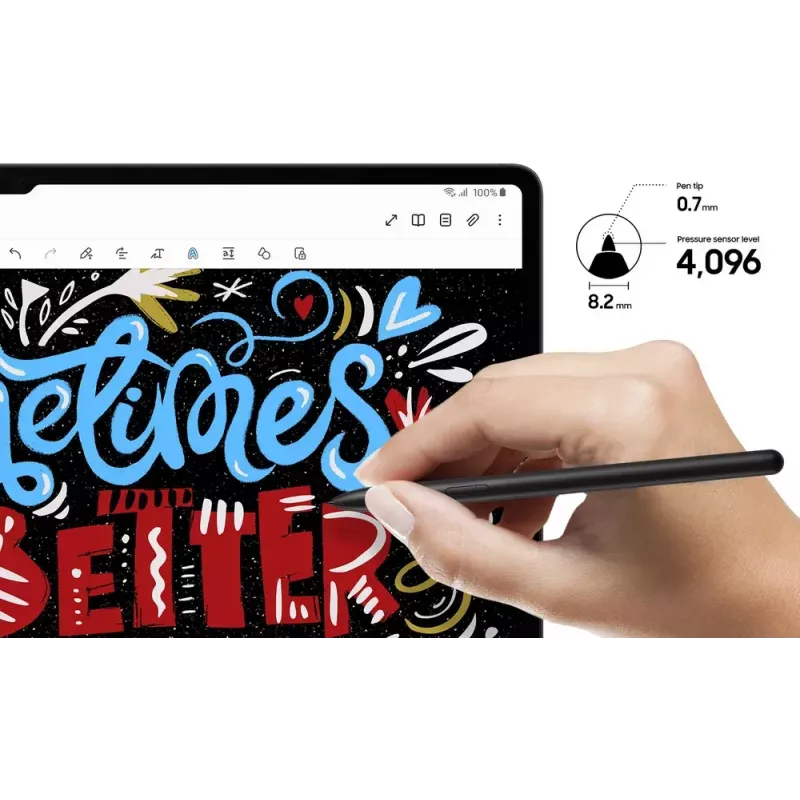 S Pen Samsung Galaxy Tab S9 S9FE S9+ S9FE+ S9 Ultra Smėlinis EJ-PX710BUEGEU