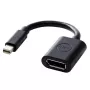 DELL 470-13627 vaizdo kabelio adapteris 0,203 m 20 kontaktų DisplayPort FM Apple mini-DisplayPort M juodas