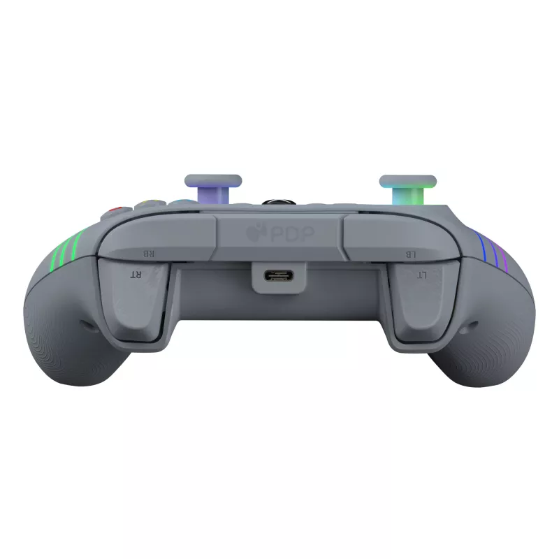 PDP Afterglow Wave pilkas USB žaidimų pultas, analoginis / skaitmeninis, PC, Xbox One, Xbox Series S, Xbox Series X