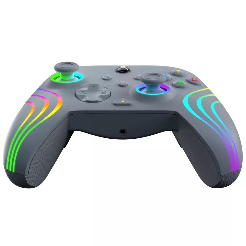 PDP Afterglow Wave pilkas USB žaidimų pultas, analoginis / skaitmeninis, PC, Xbox One, Xbox Series S, Xbox Series X