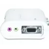 KVM jungiklis Trendnet TK-409K 4 prievadų USB VGA 2048x1536 1.6 m laidinis mėlynas