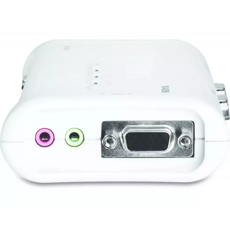 KVM jungiklis Trendnet TK-409K 4 prievadų USB VGA 2048x1536 1.6 m laidinis mėlynas