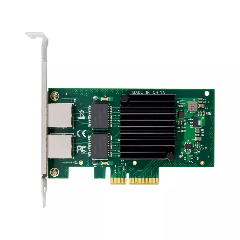 MicroConnect MC-PCIE-I350-T2 vidinė tinklo plokštė su dviem RJ-45 prievadais