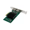 MicroConnect MC-PCIE-I350-T2 vidinė tinklo plokštė su dviem RJ-45 prievadais