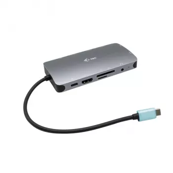 i-tec Metal USB-C Nano Dock HDMI/VGA su LAN ir Universalus 77 W įkroviklis