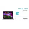 i-tec Metal USB-C Nano Dock HDMI/VGA su LAN ir Universalus 77 W įkroviklis