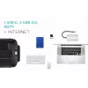 i-tec Metal USB-C Nano Dock HDMI/VGA su LAN ir Universalus 77 W įkroviklis