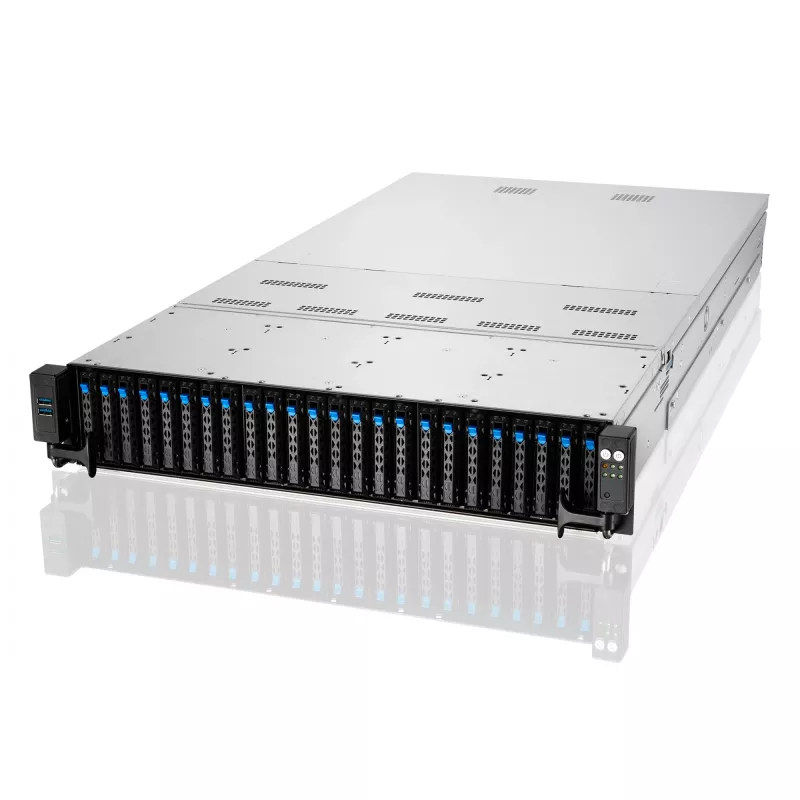 ASUS RS720-E11-RS24U Intel C741 stovo serverio korpusas (2U) juodas, sidabrinis
