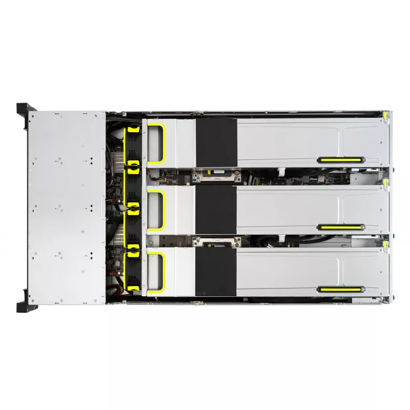 ASUS RS720-E11-RS24U Intel C741 stovo serverio korpusas (2U) juodas, sidabrinis