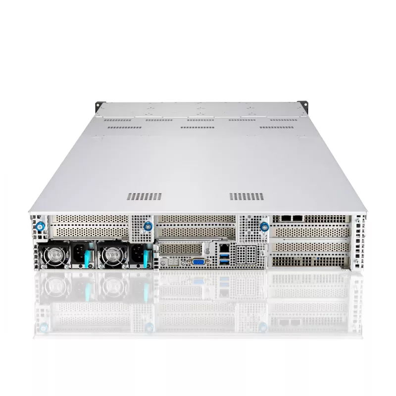 ASUS RS720-E11-RS24U Intel C741 stovo serverio korpusas (2U) juodas, sidabrinis