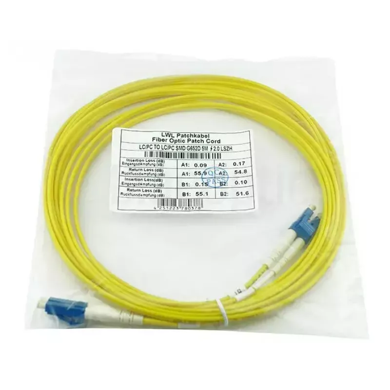 BlueOptics AK345A-BO InfiniBand šviesolaidinis kabelis 2 m LC geltonas