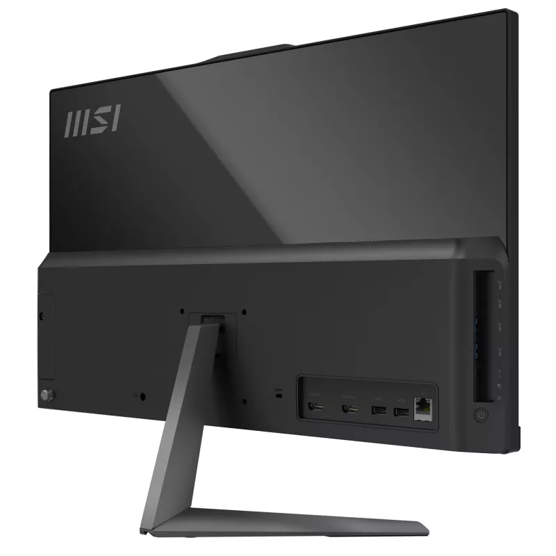 MSI Modern AM242 12M-1629XDE All-in-One kompiuteris, 23.8 inch Full HD IPS, Intel Core i3-1215U, 8 GB RAM, 256 GB SSD, Wi-Fi 6E, juodas