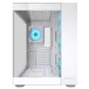 PC korpusas Midi Tower Cougar FV150 ARGB Baltas — ATX/Micro-ATX/Mini-ITX, 3x120mm priekyje, 1x120mm gale, 2x3.5 colio + 2x2.5 colio vietos, USB 3.2 Gen1