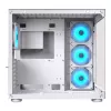PC korpusas Midi Tower Cougar FV150 ARGB Baltas — ATX/Micro-ATX/Mini-ITX, 3x120mm priekyje, 1x120mm gale, 2x3.5 colio + 2x2.5 colio vietos, USB 3.2 Gen1