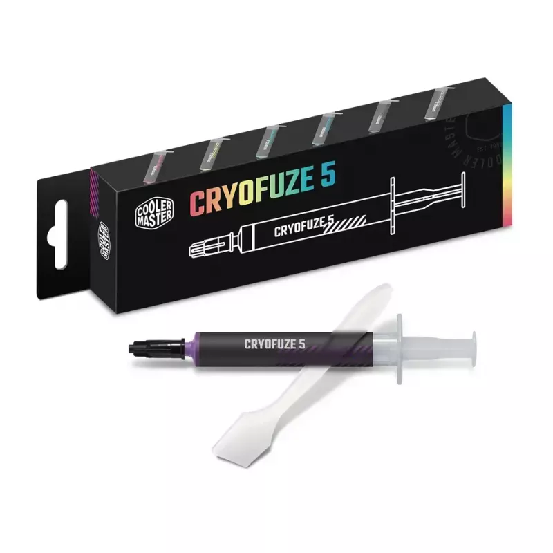 Terminė pasta Cooler Master CryoFuze 5 – geltona, iki 240°C, 1 vnt.