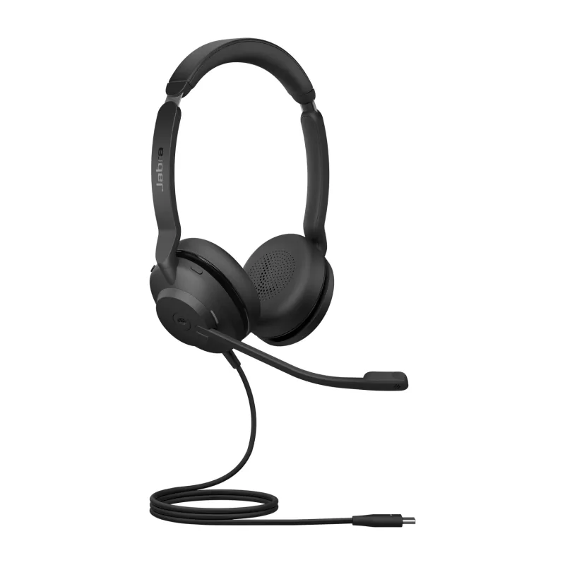 Jabra Evolve2 30 SE USB-C, MS Stereo, laidinės ausinės, biurui / skambučių centrui, 20 - 20000 Hz, 125 g, juodos