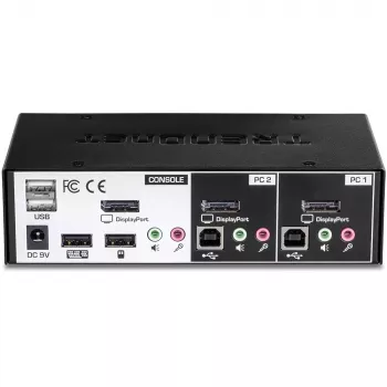 KVM jungiklis Trendnet TK-241DP juodas