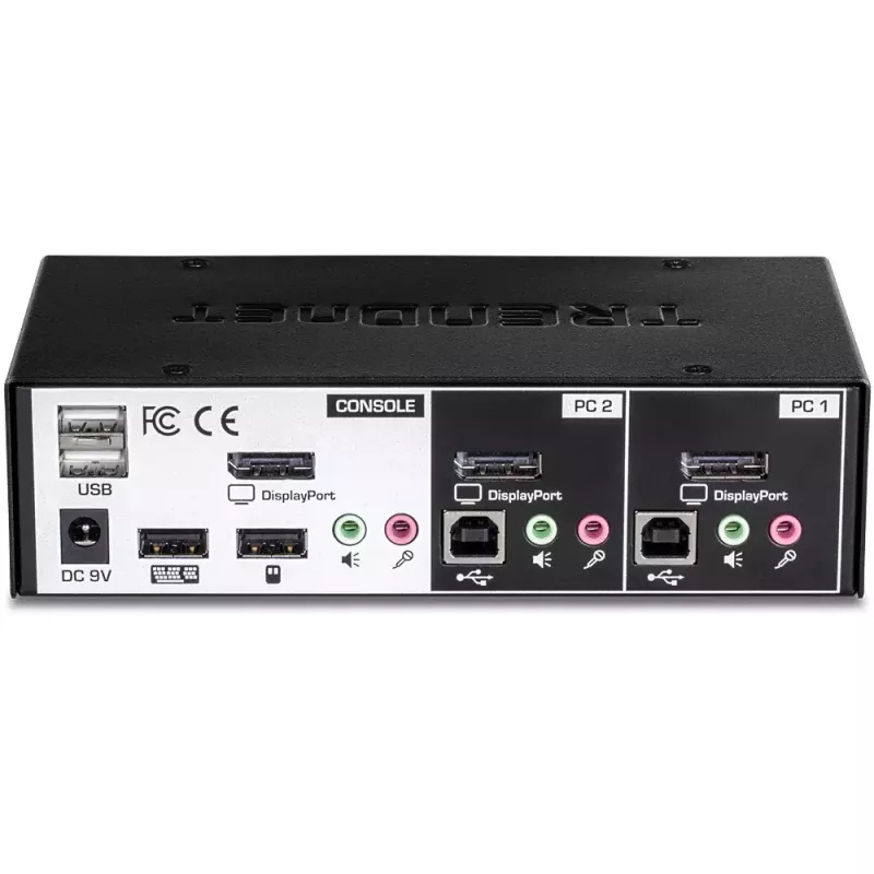 KVM jungiklis Trendnet TK-241DP juodas