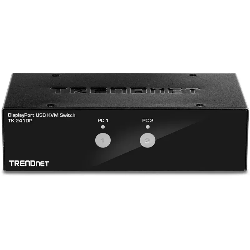 KVM jungiklis Trendnet TK-241DP juodas
