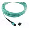 Šviesolaidinis kabelis BlueOptics MC6709309-010-BO 10 m OM3 MPO į 4×LC (50 µm) akvamarinas