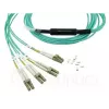 Šviesolaidinis kabelis BlueOptics MC6709309-010-BO 10 m OM3 MPO į 4×LC (50 µm) akvamarinas