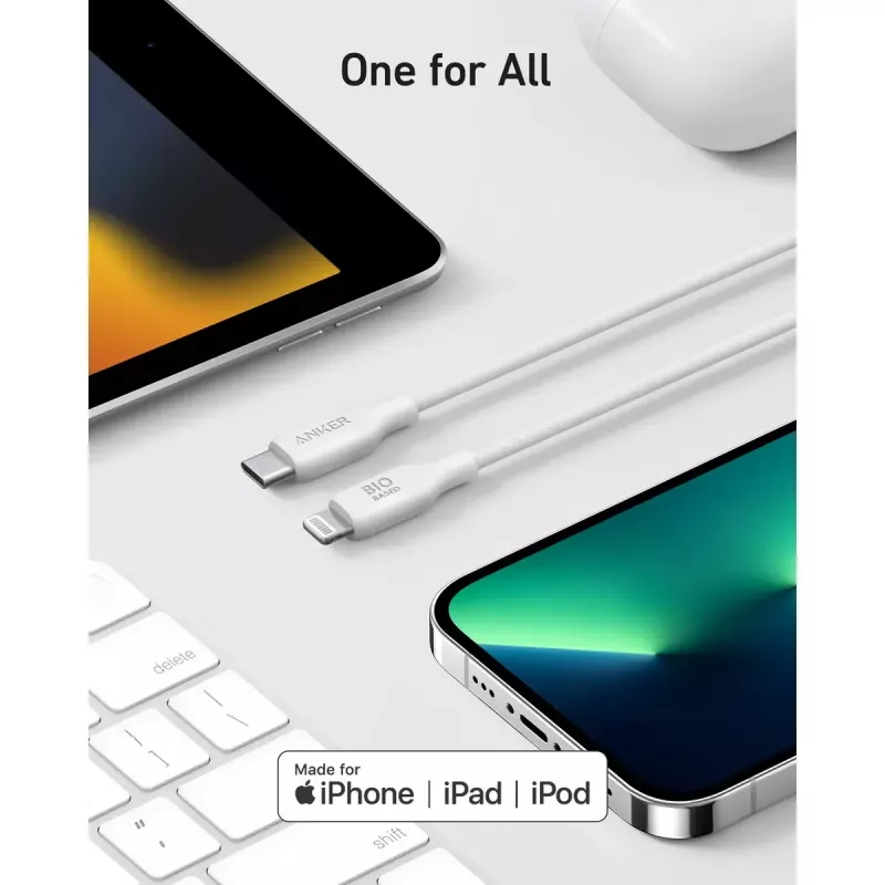 Laidas Anker 541 1,8 m Lightning į USB-C 54,4 g