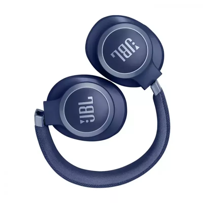 JBL Live 770NC belaidės ausinės ant galvos, skambučiams ir muzikai, Bluetooth, mėlyna