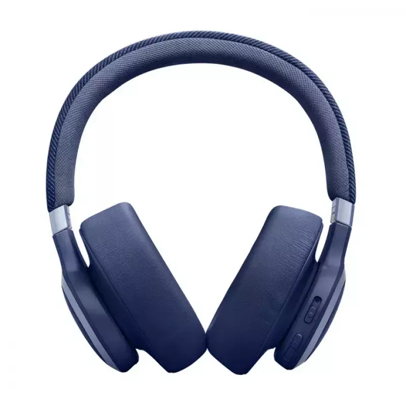 JBL Live 770NC belaidės ausinės ant galvos, skambučiams ir muzikai, Bluetooth, mėlyna