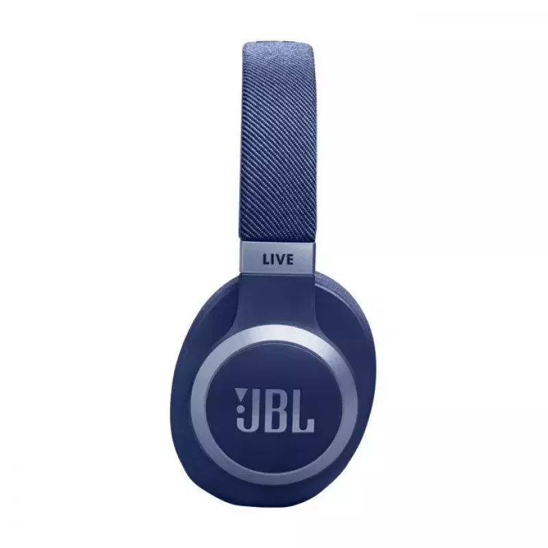 JBL Live 770NC belaidės ausinės ant galvos, skambučiams ir muzikai, Bluetooth, mėlyna