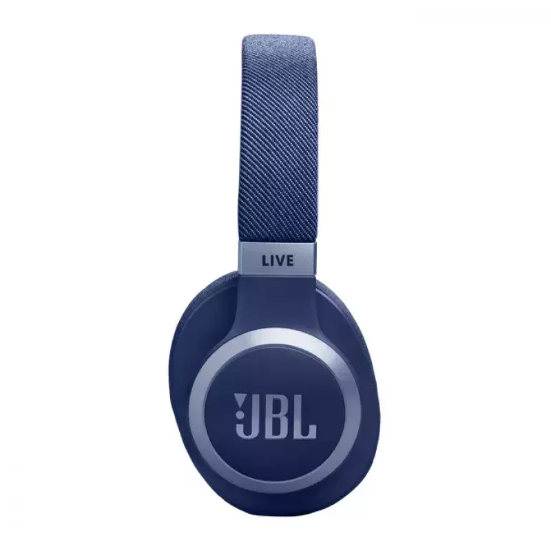 JBL Live 770NC belaidės ausinės ant galvos, skambučiams ir muzikai, Bluetooth, mėlyna